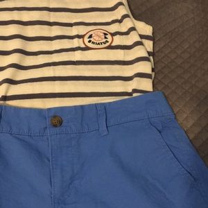 Blue shorts